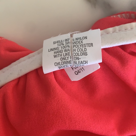 Mossimo Hot Pink Tankini Swimsuit Top With Ruching - Picture 5 of 5